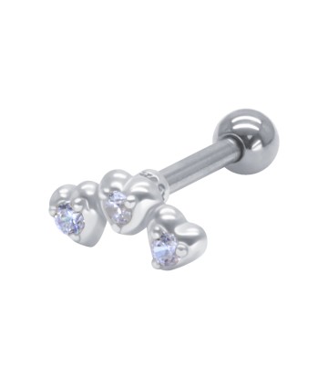 Helix Ear Piercing with Titanium Bar TIP-3048-TI